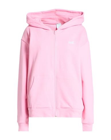 Woman Sweatshirt Pink Size S Cotton