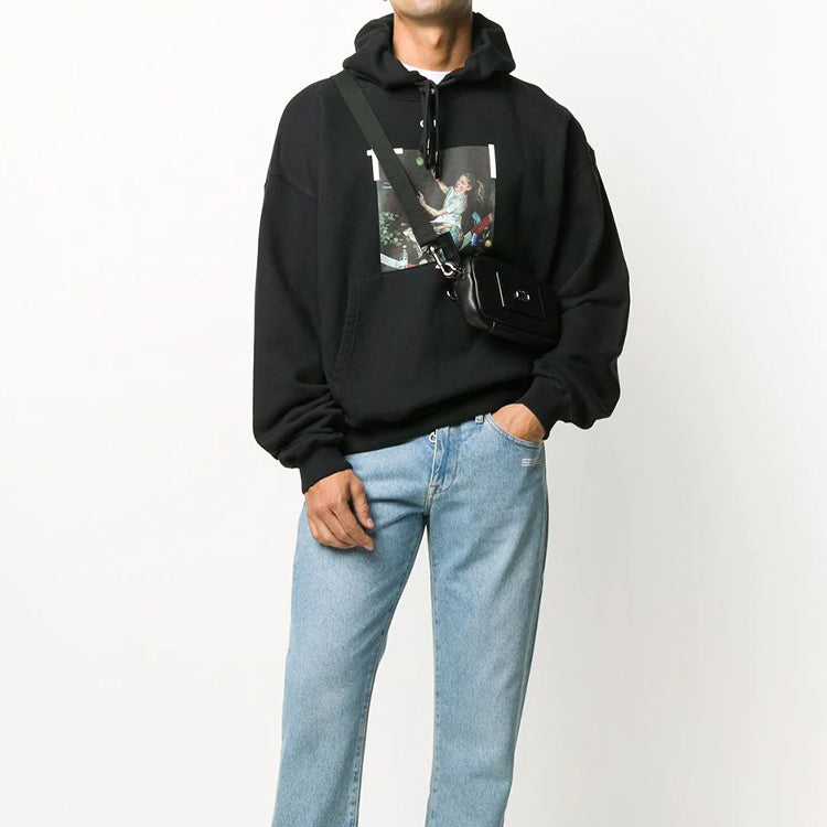 Pascal Print Over Hood 'Black/White'