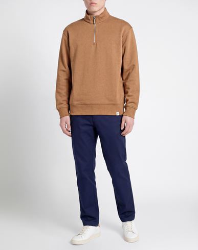Man Sweatshirt Camel Size L Cotton, PES