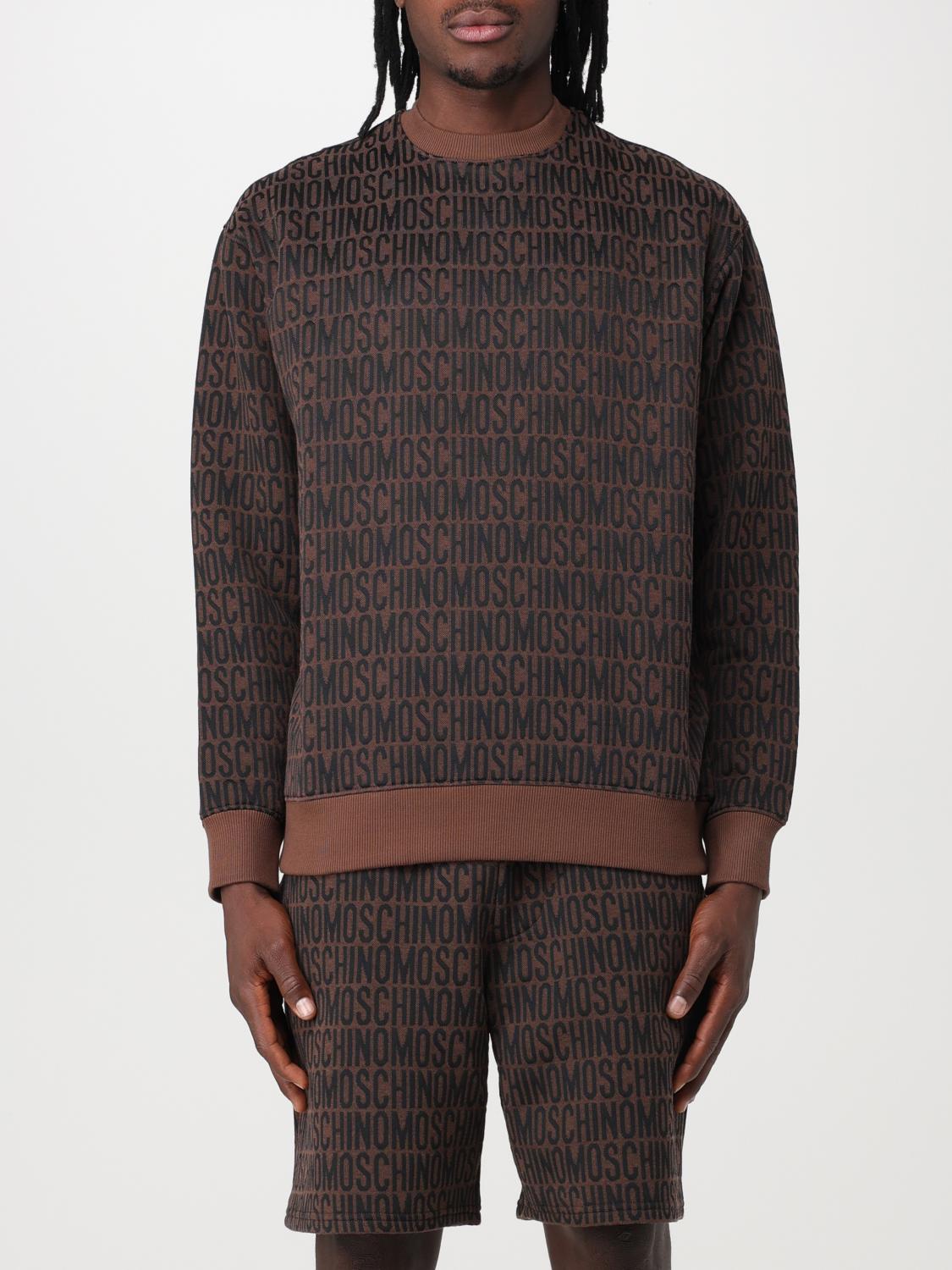 Sweatshirt Men color Brown
