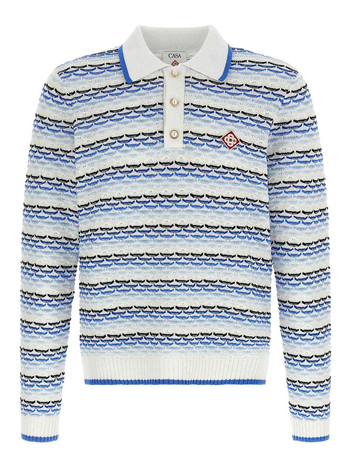 Multicolor Cotton Polo Shirt