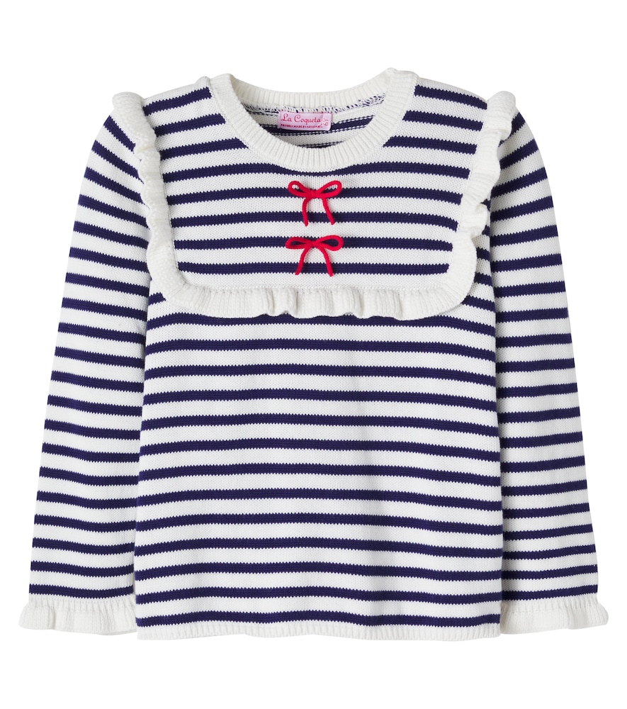 Candela striped cotton sweater