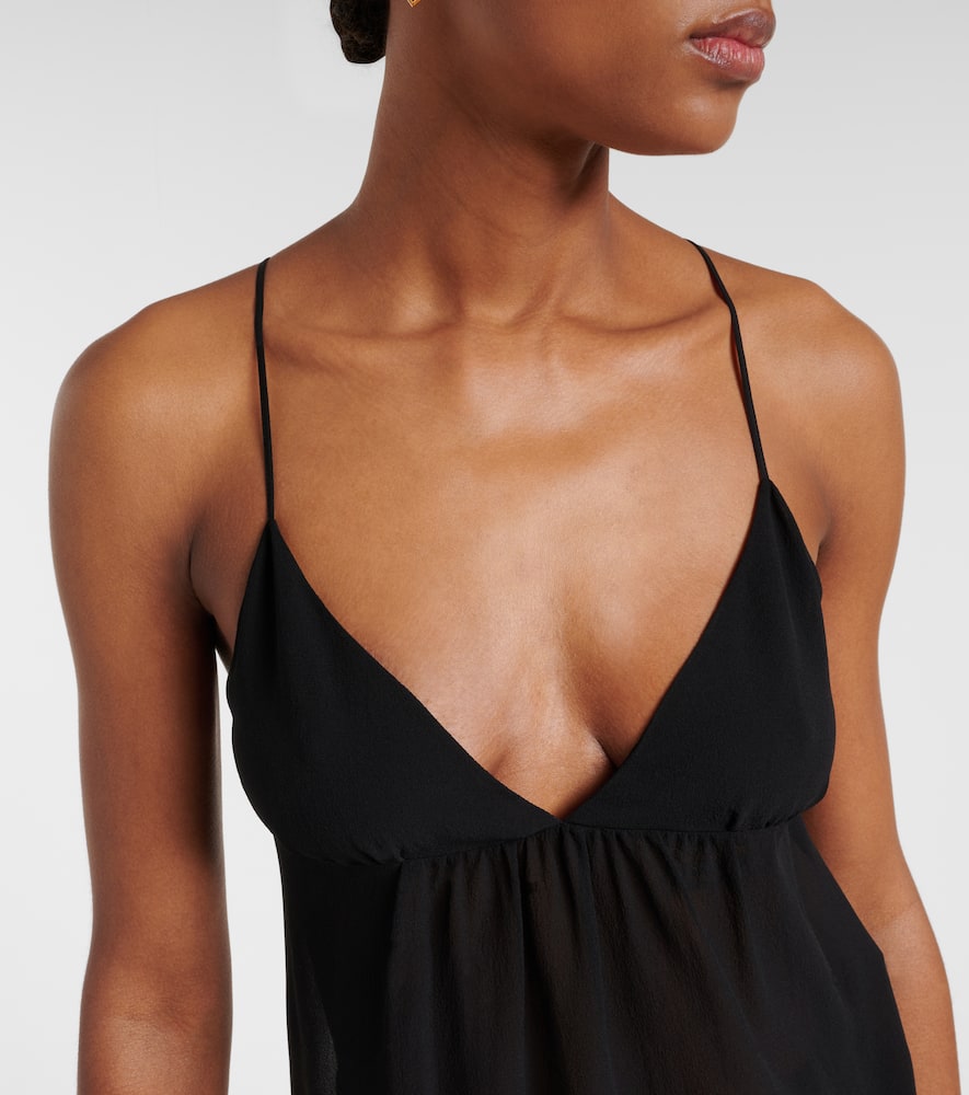 Silk georgette camisole