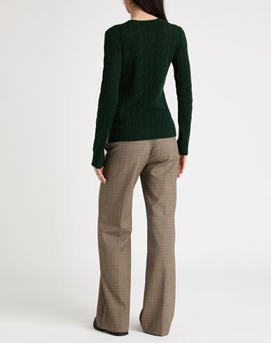 Woman Sweater Dark green Size M Cashmere