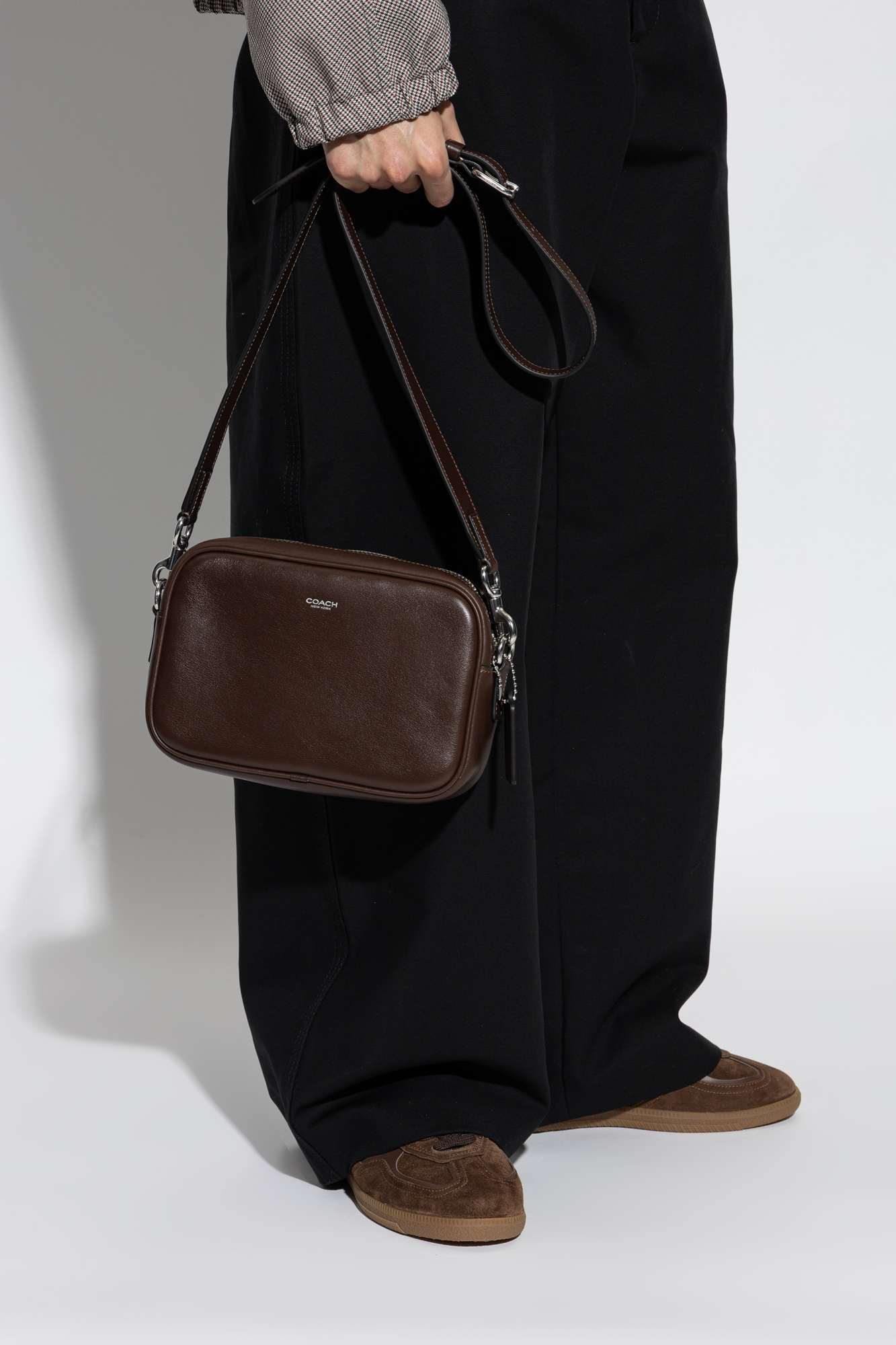 Shoulder Bag ‘Radio’, Men's, Brown