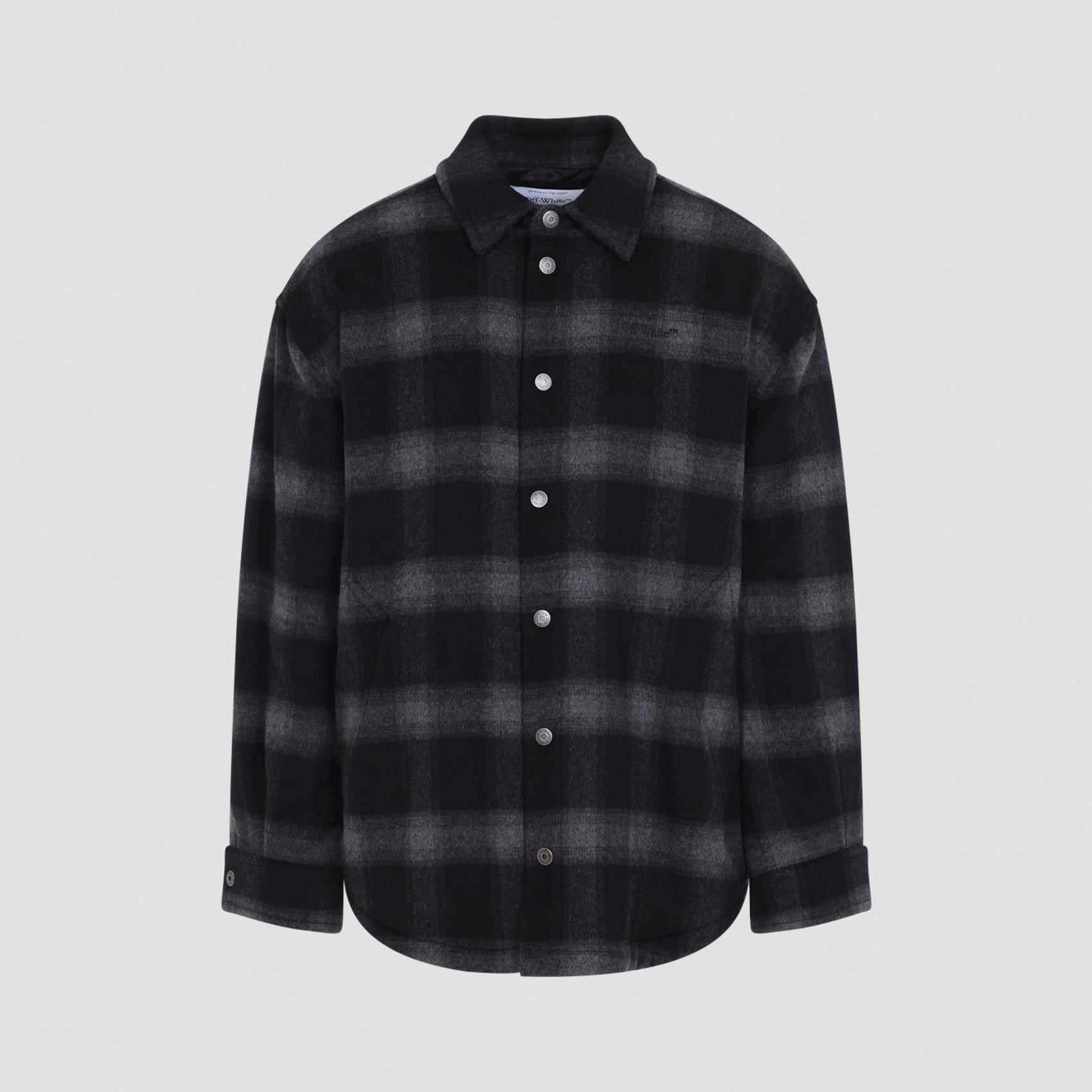 Men's Wool Padded Flannel Overshirt Jacket