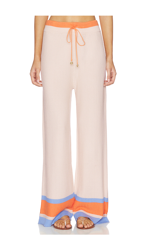 Sancia The Stella Knit Pants in Peach,Orange. - L also in M, S