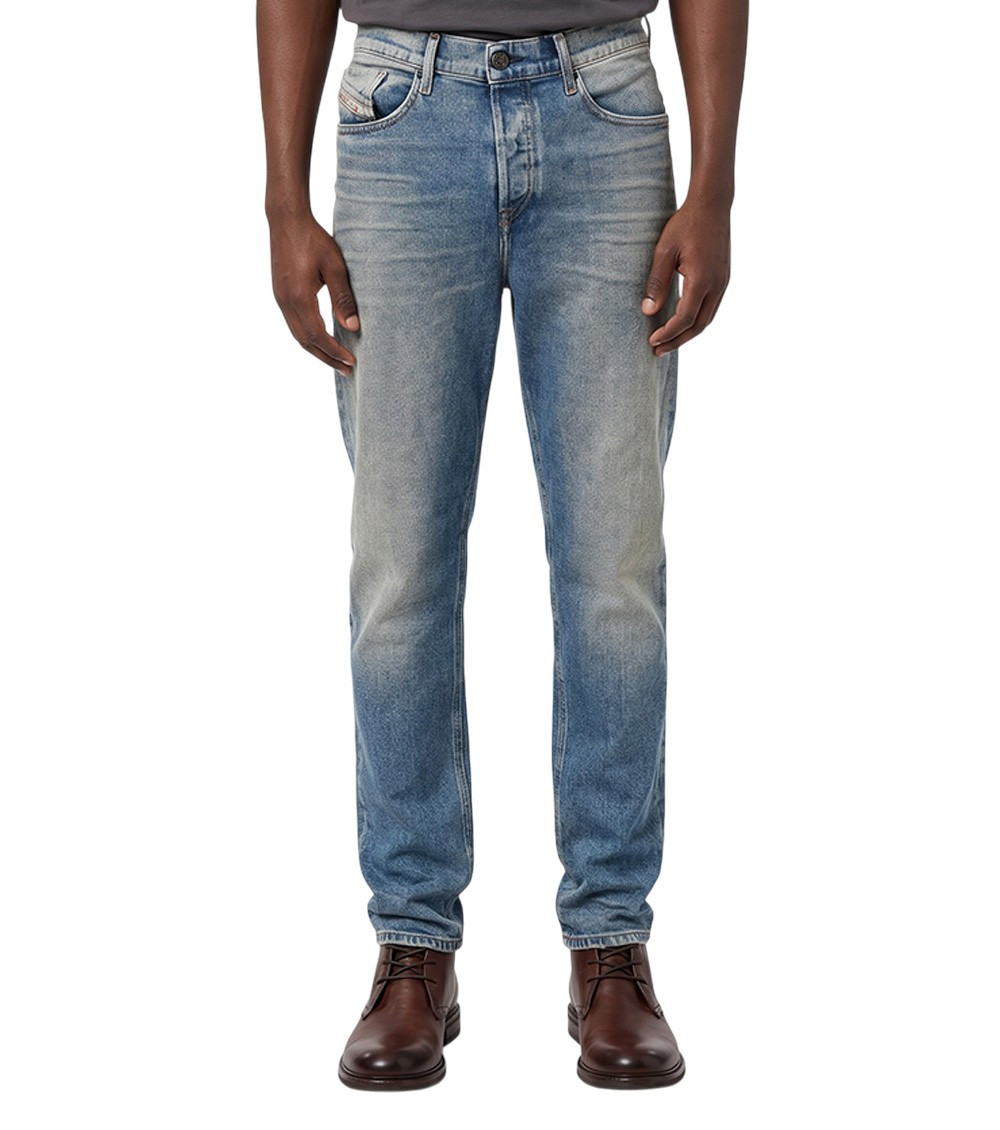 Blue Mid Rise Jeans