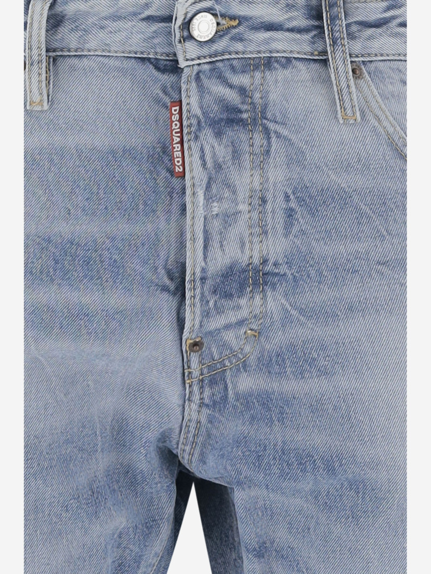 Logo-patch jeans - Blue