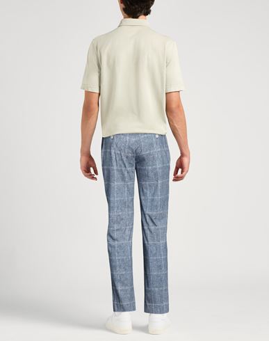 Man Pants Navy Size 32 Cotton, Elastane