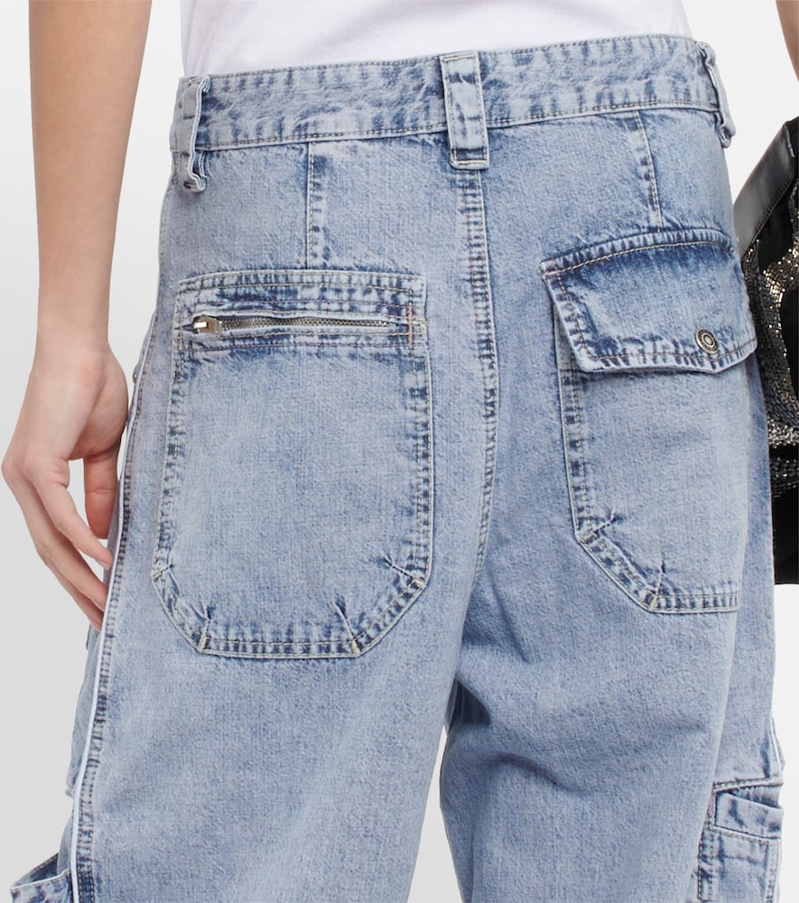 Paciane wide-leg cargo jeans