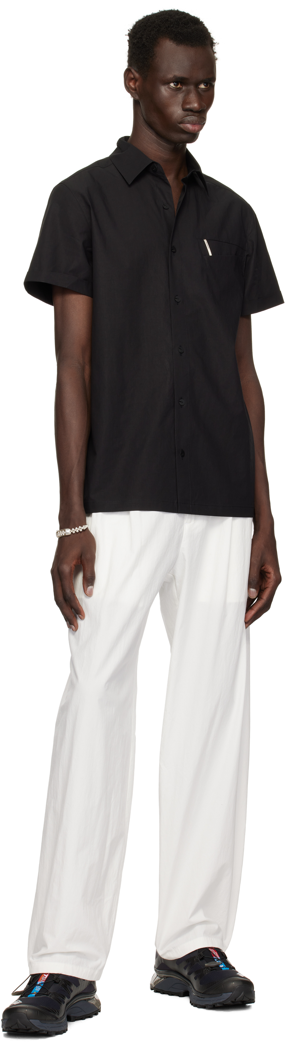 HYEIN SEO Black Pin Short Sleeve Shirt