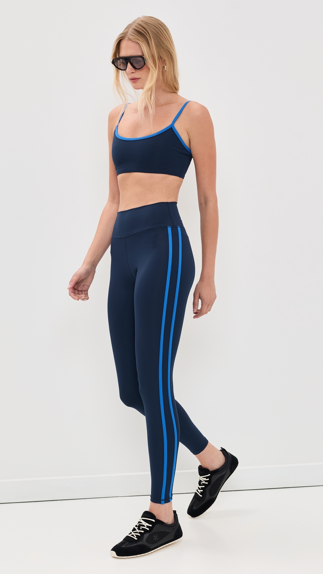 The Sutton Ankle Leggings Navy/Royal