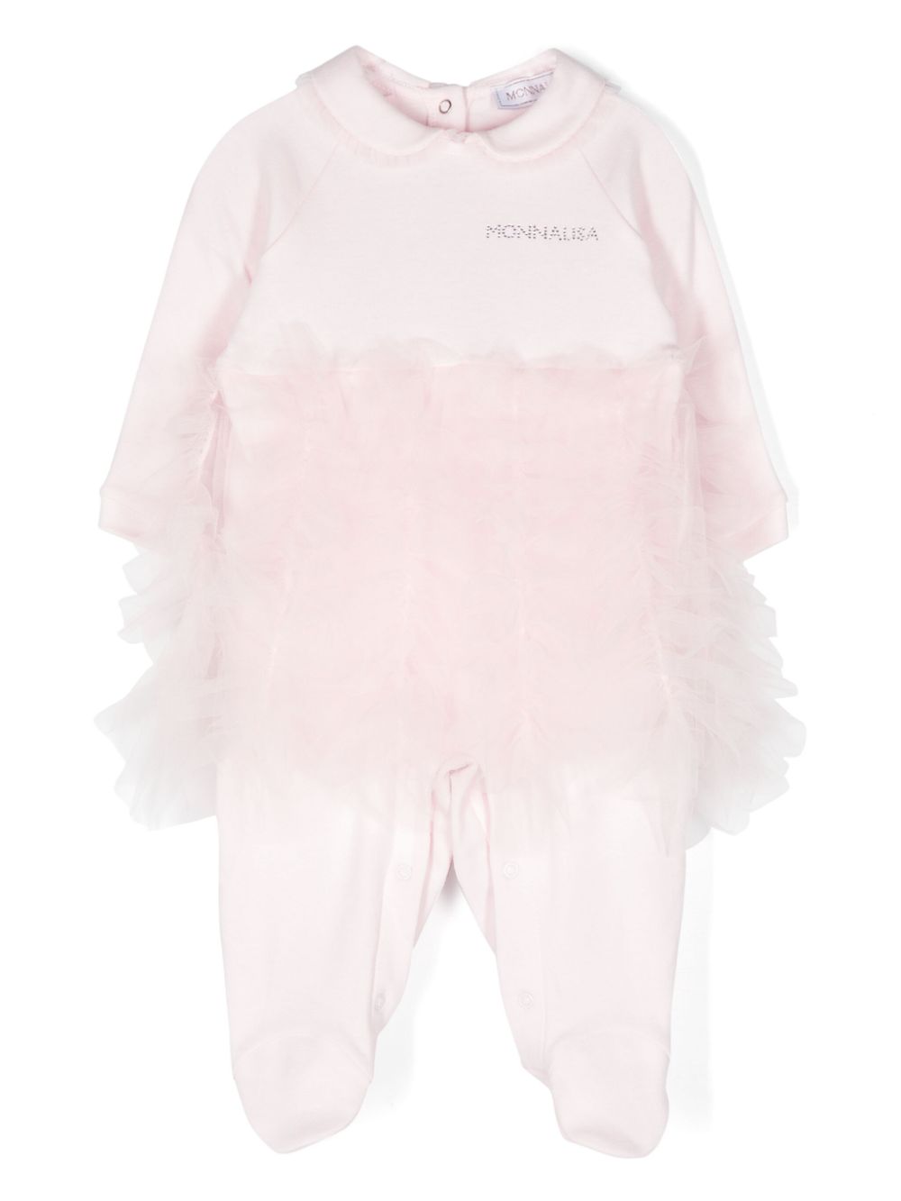 Tulle-detail pyjama - Pink