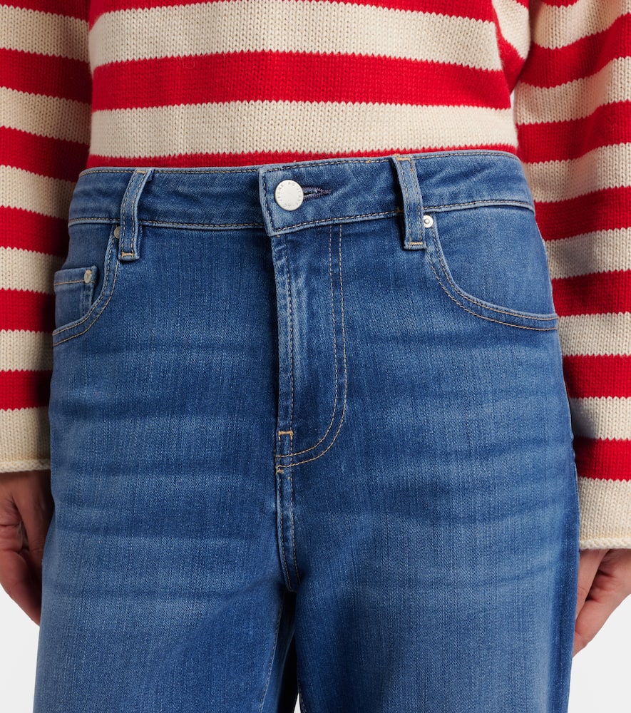 Girlfriend straight jeans