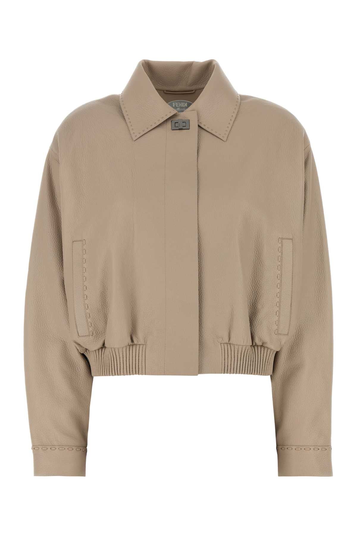 Crop Jacket — Beige
