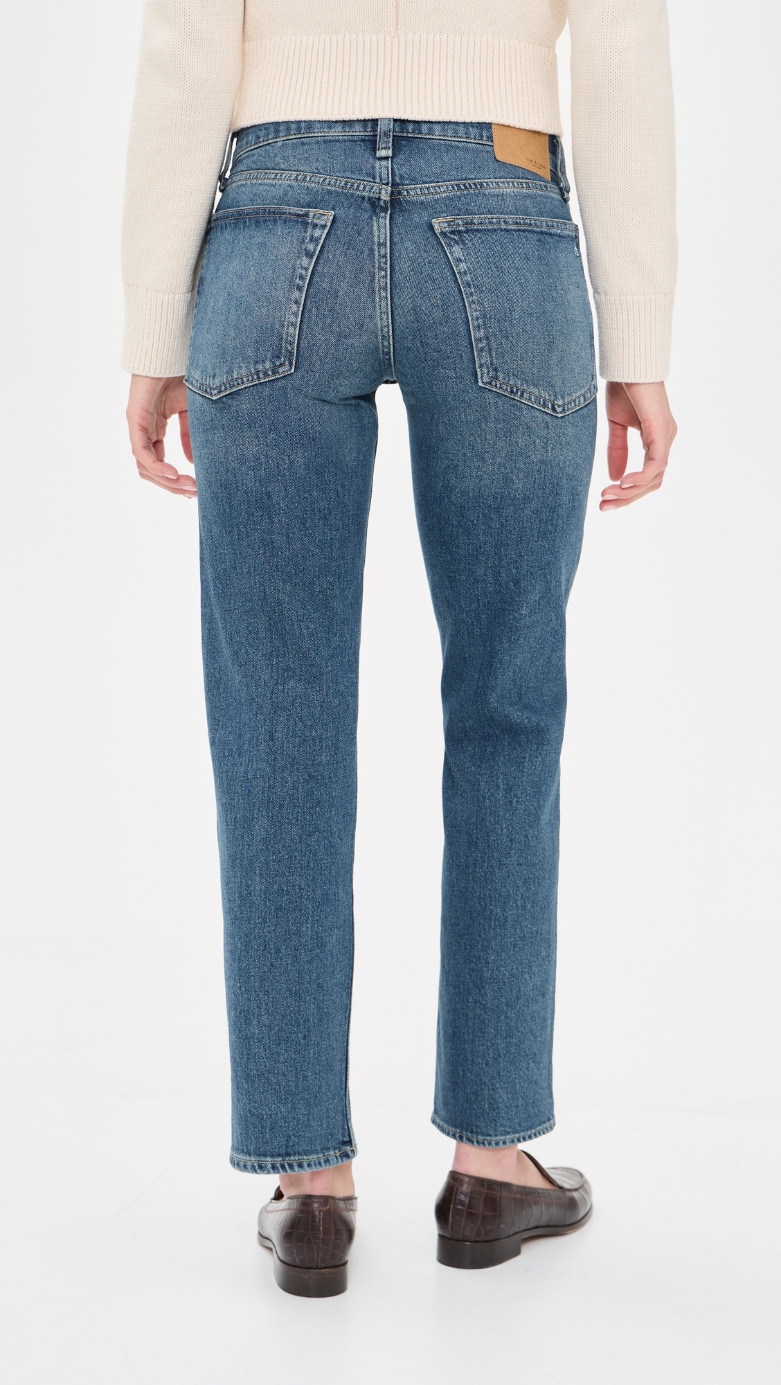 Harlow Low Rise Ankle Straight Jeans Easton
