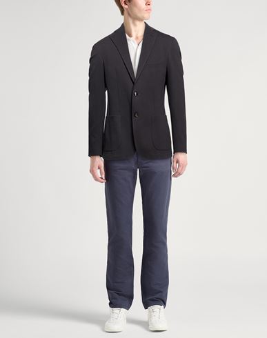 Man Blazer Midnight blue Size 42 Cotton, Polyamide, Elastane