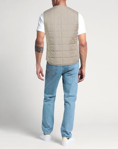 Man Vest Taupe Size L Polyester