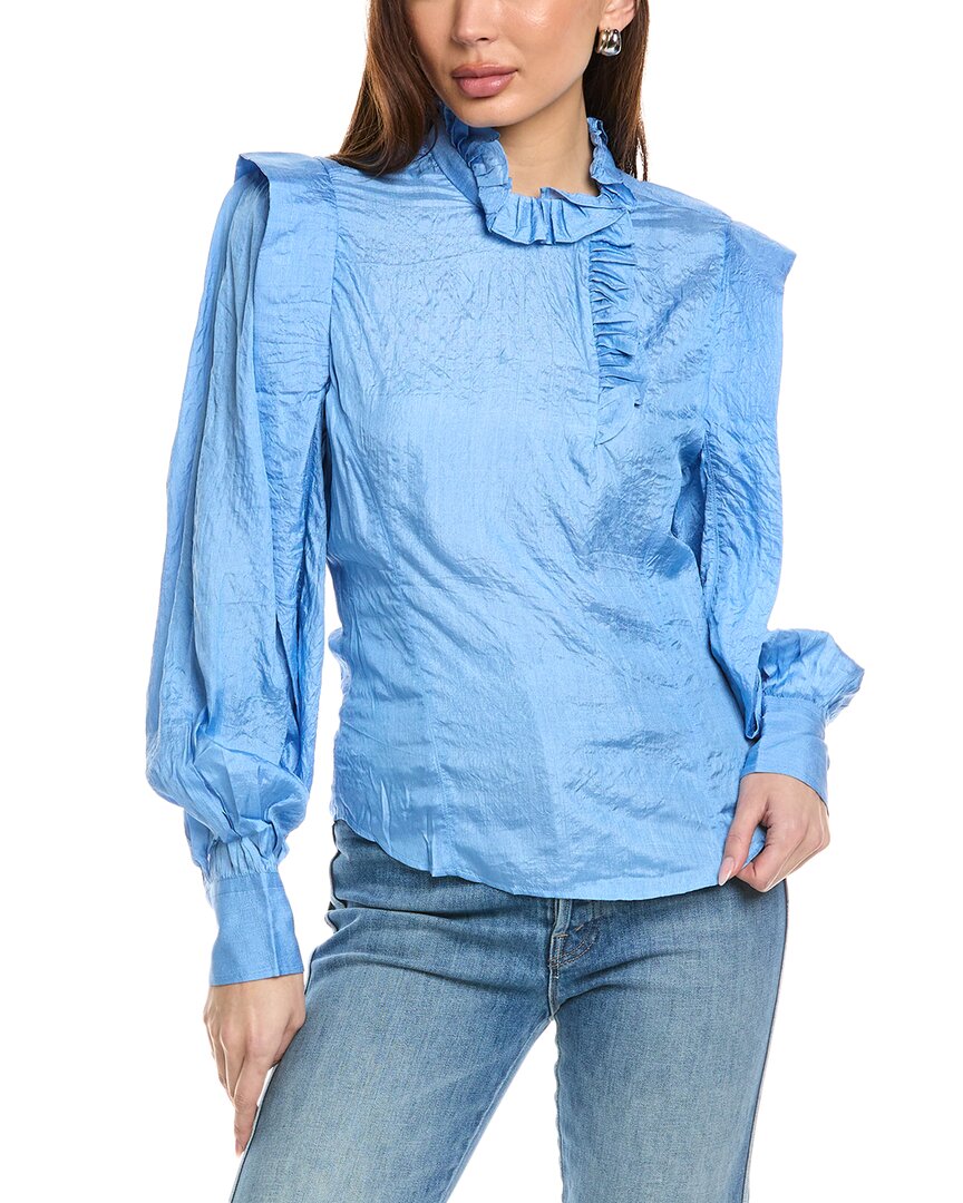 Isabel Marant E'toile Prian Silk-Blend Blouse
