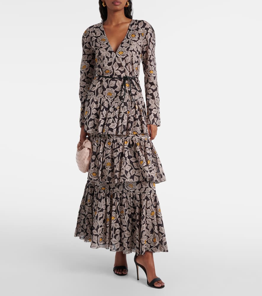 Zimmermann Ottie floral cotton midi dress