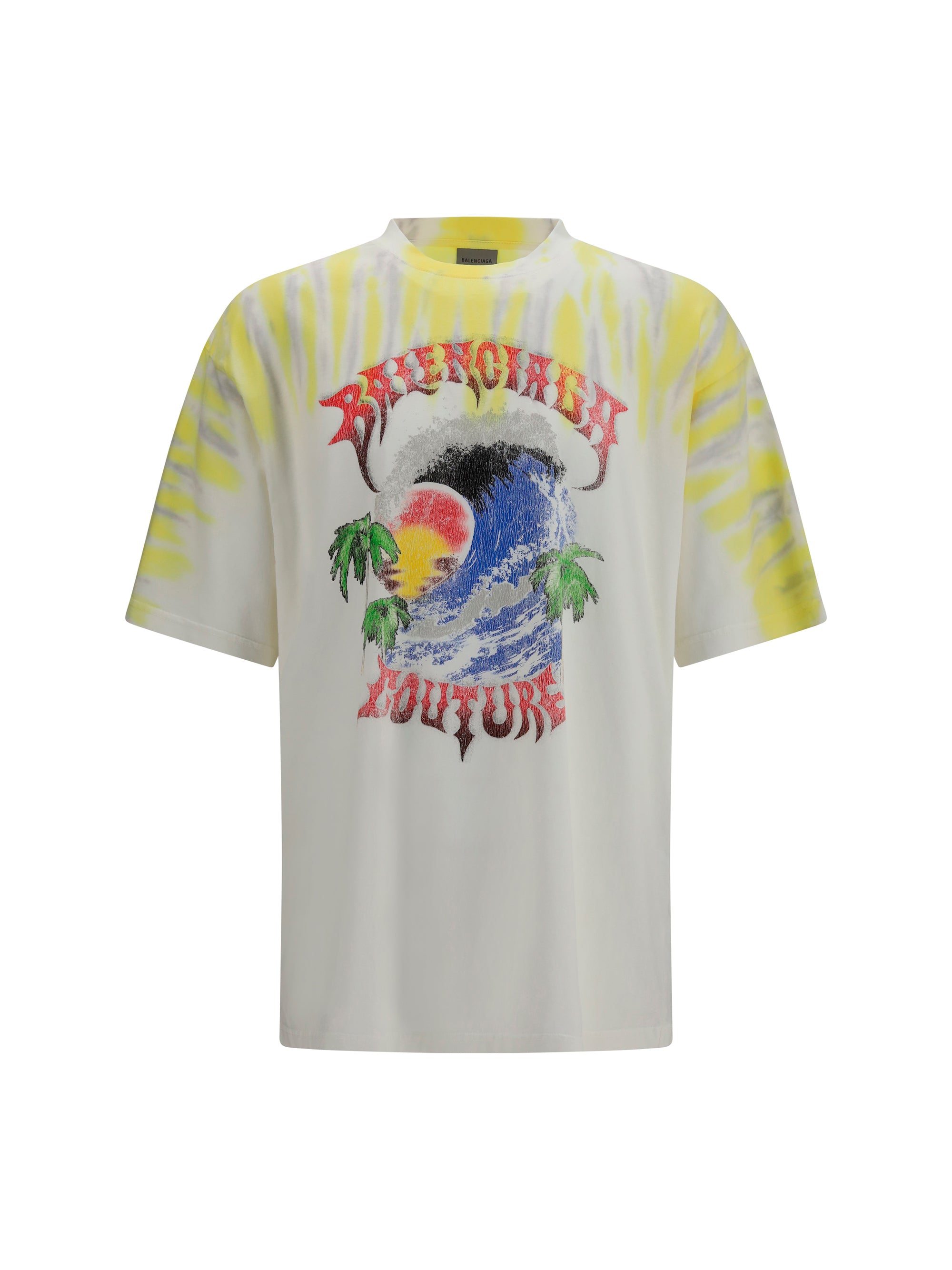 Tie-Dye Graphic T-Shirt — White