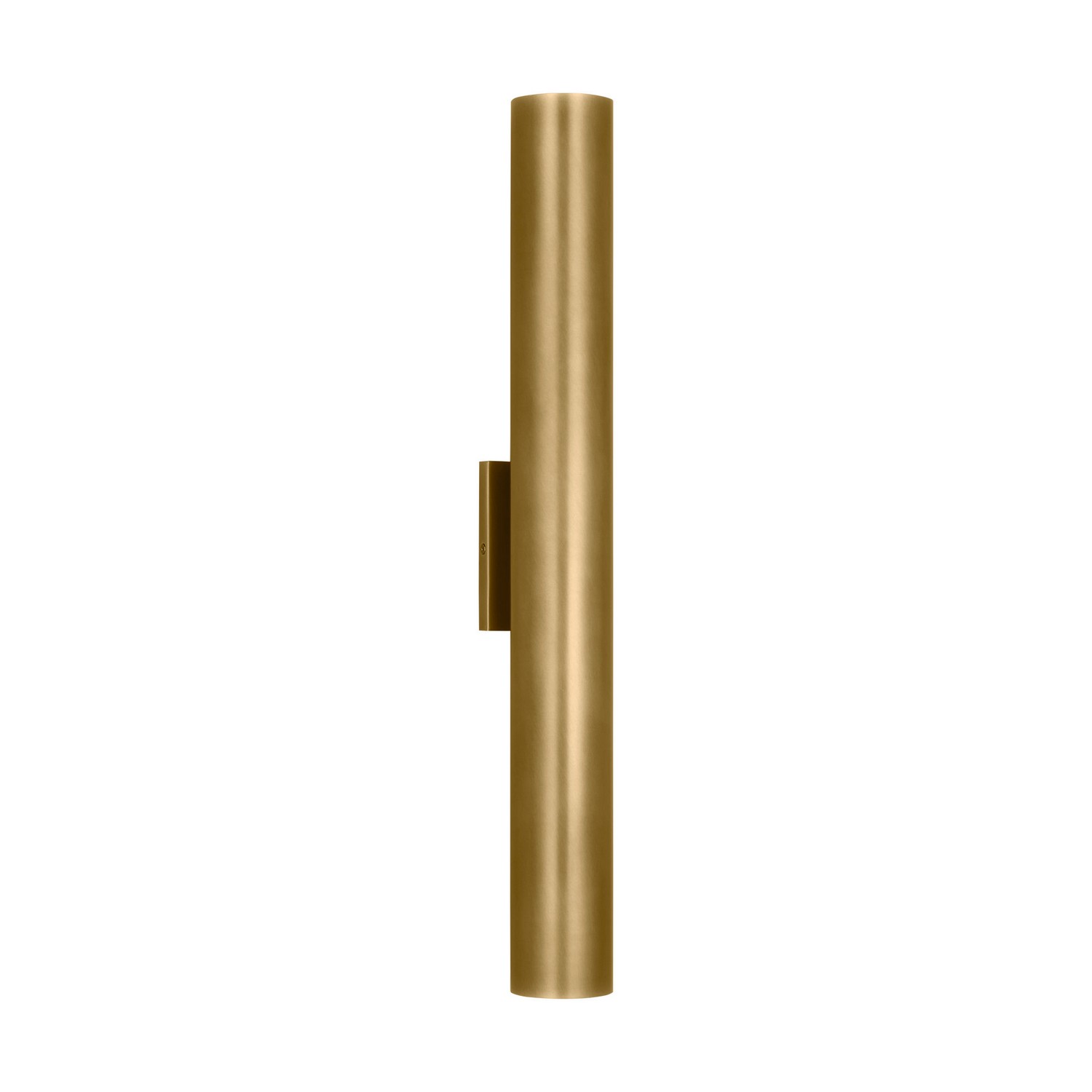 Natural Brass LED Outdoor Wall Mount from the Pressa Collection