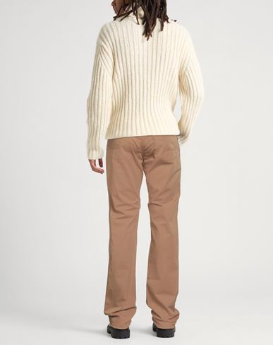 Man Pants Camel Size 32 Cotton, Elastane
