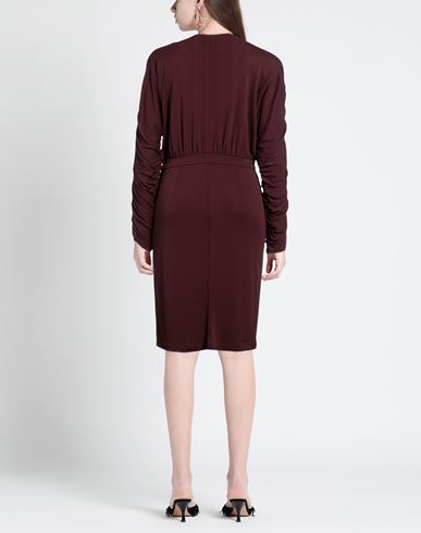 Woman Midi dress Plum Size 8 Acetate, Polyamide