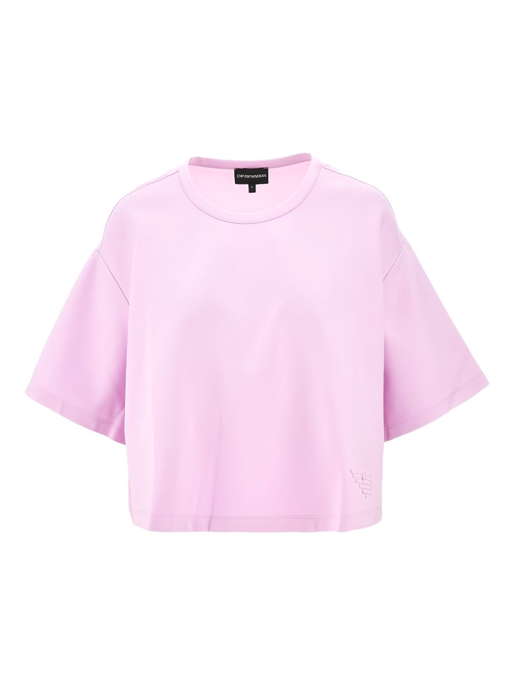 Emporio Armani logo-embroidered T-shirt - Pink