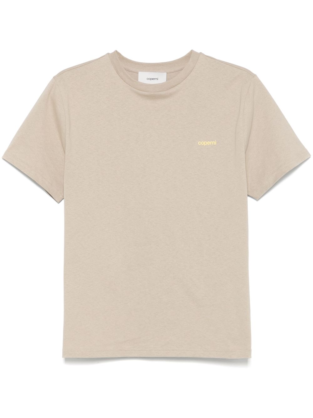 Logo-print T-shirt - Neutrals