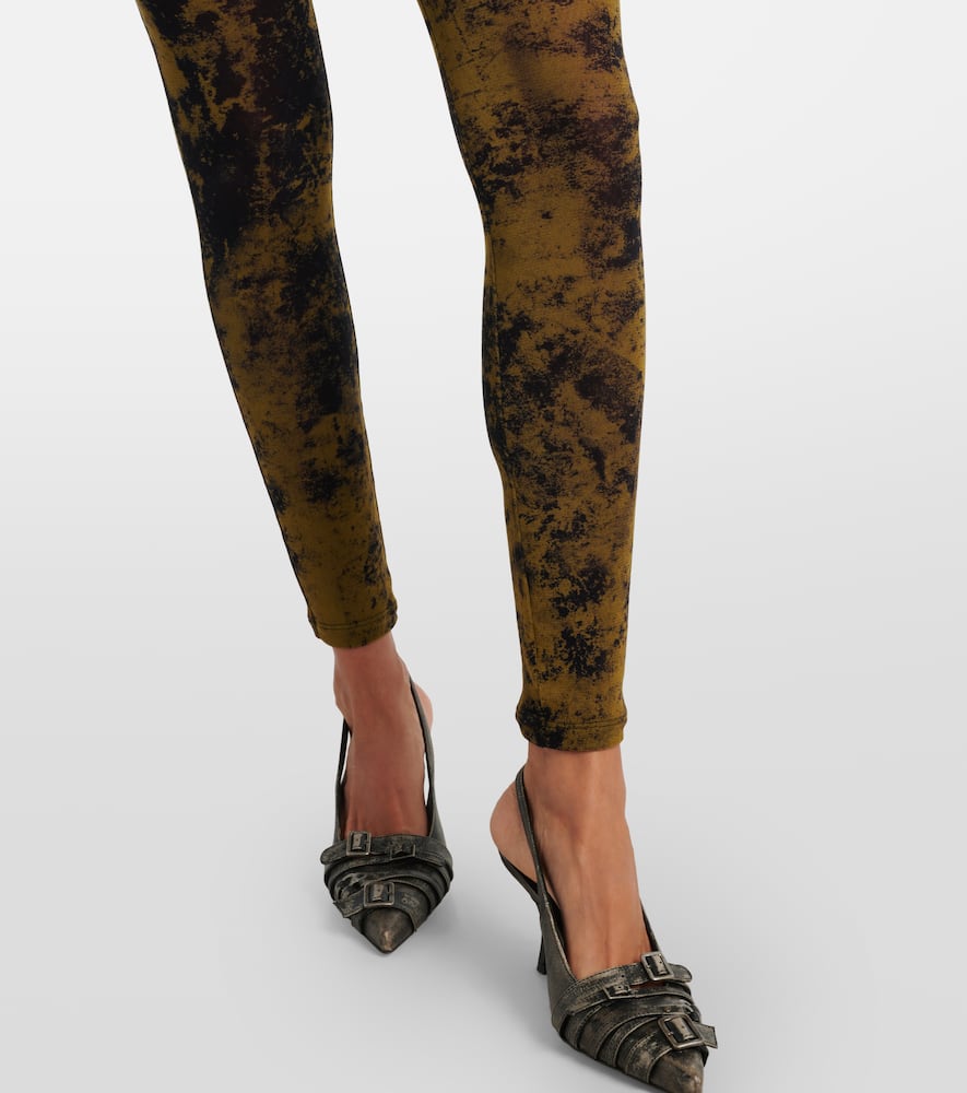 Médallion printed mesh catsuit