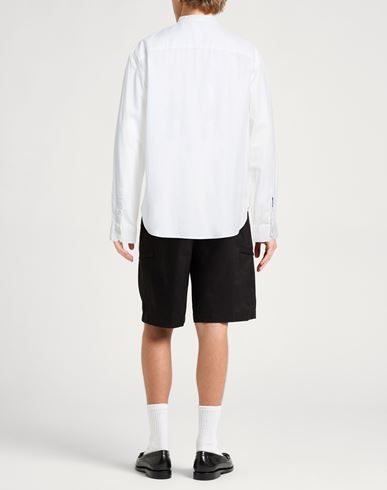 Man Shirt White Size XXL Cotton, Linen