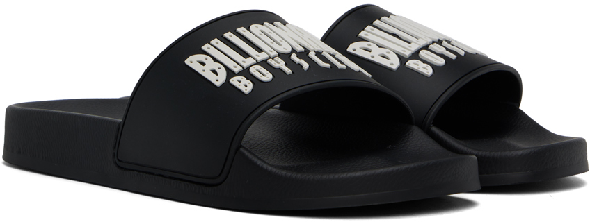 Billionaire Boys Club Black Embossed Slides