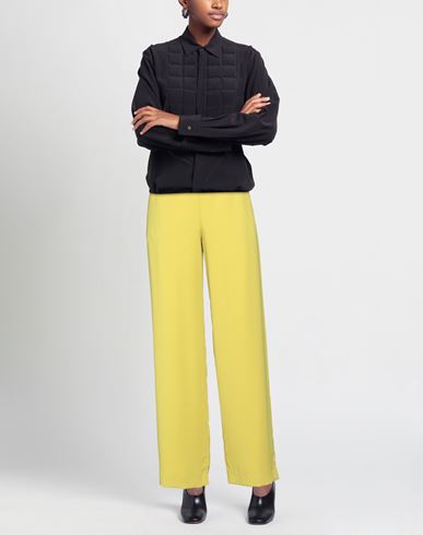 Woman Pants Lime green Size 4 Polyester