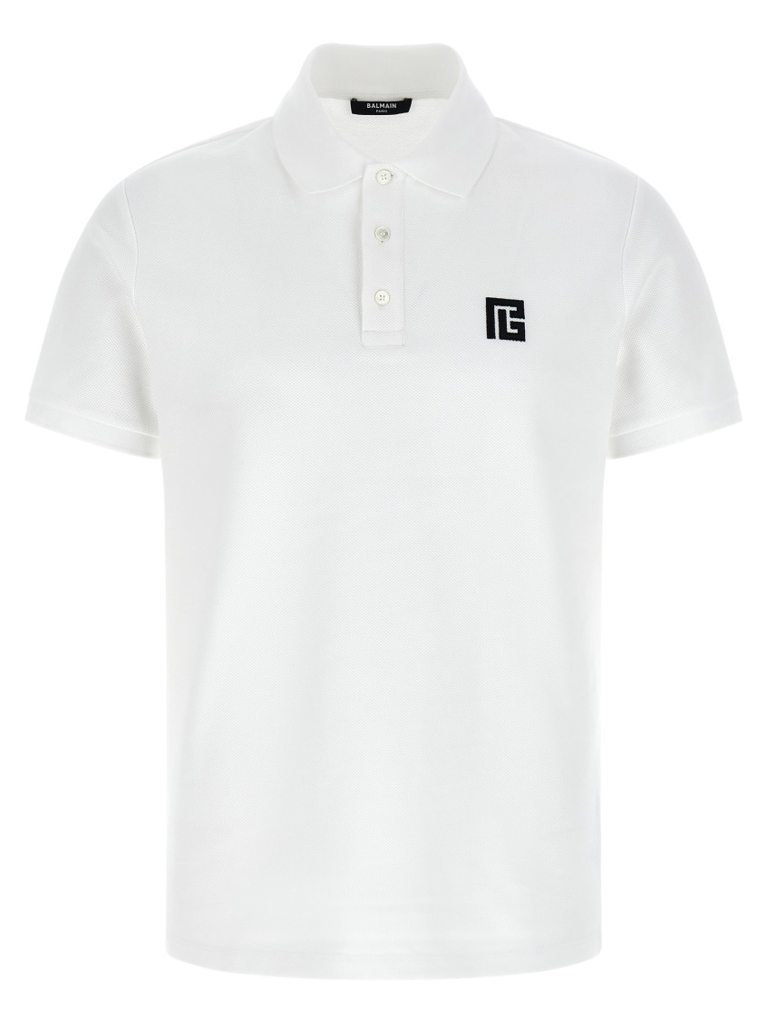 PB Logo-embroidered Cotton Polo Shirt