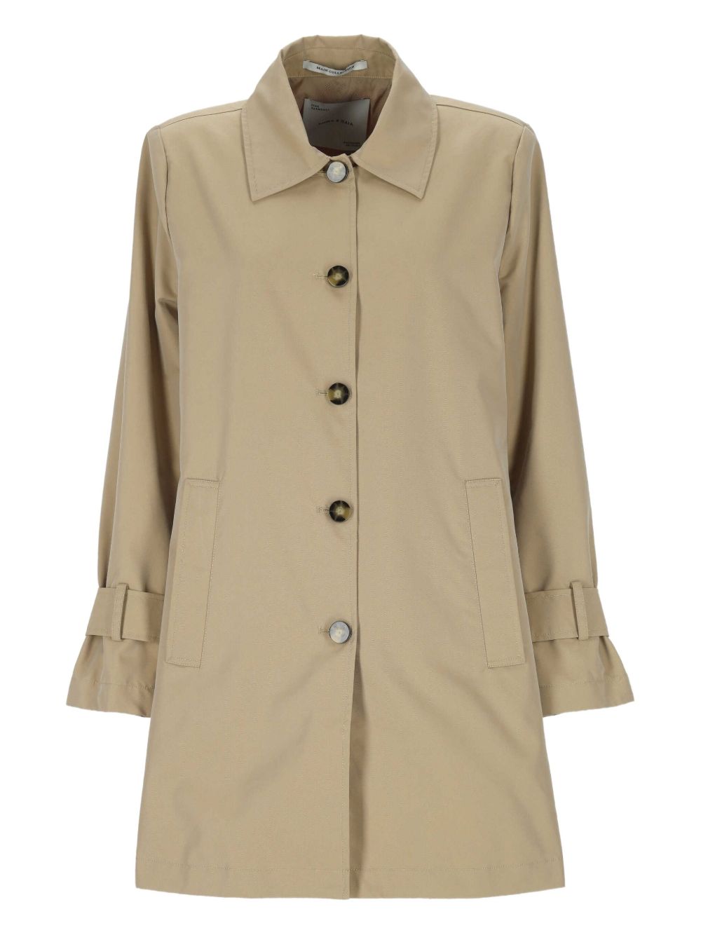 EMMA E GAIA single-breasted trench coat - Neutrals