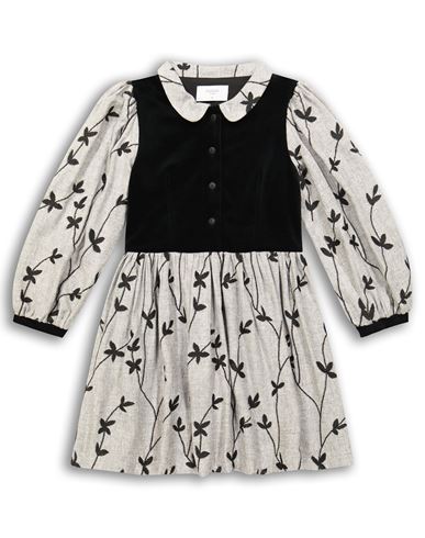 Kid Girl Kids' dress Grey Size 12 Viscose, Acrylic, Polyester, Lurex