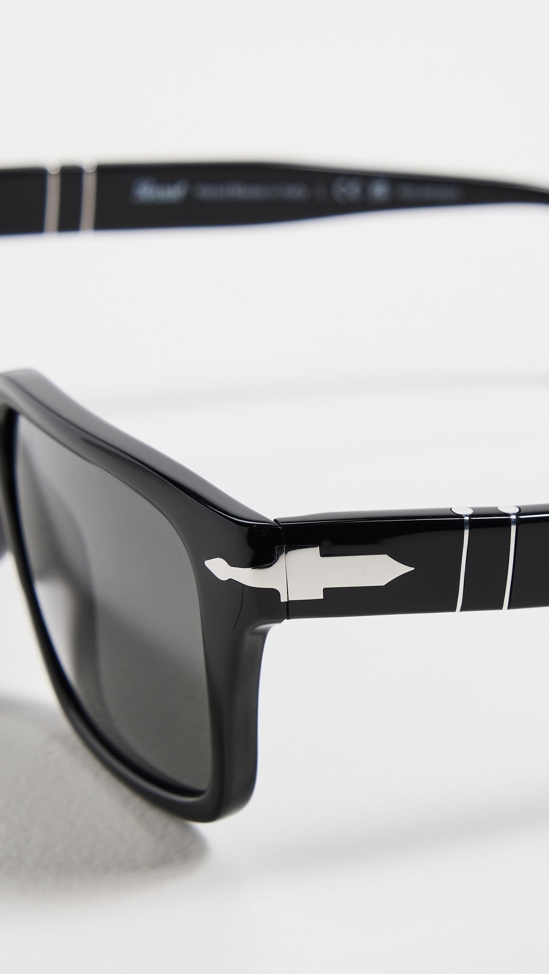 Officina Rectanguler Polarized Sunglasses Black/Polar Dark Grey One Size