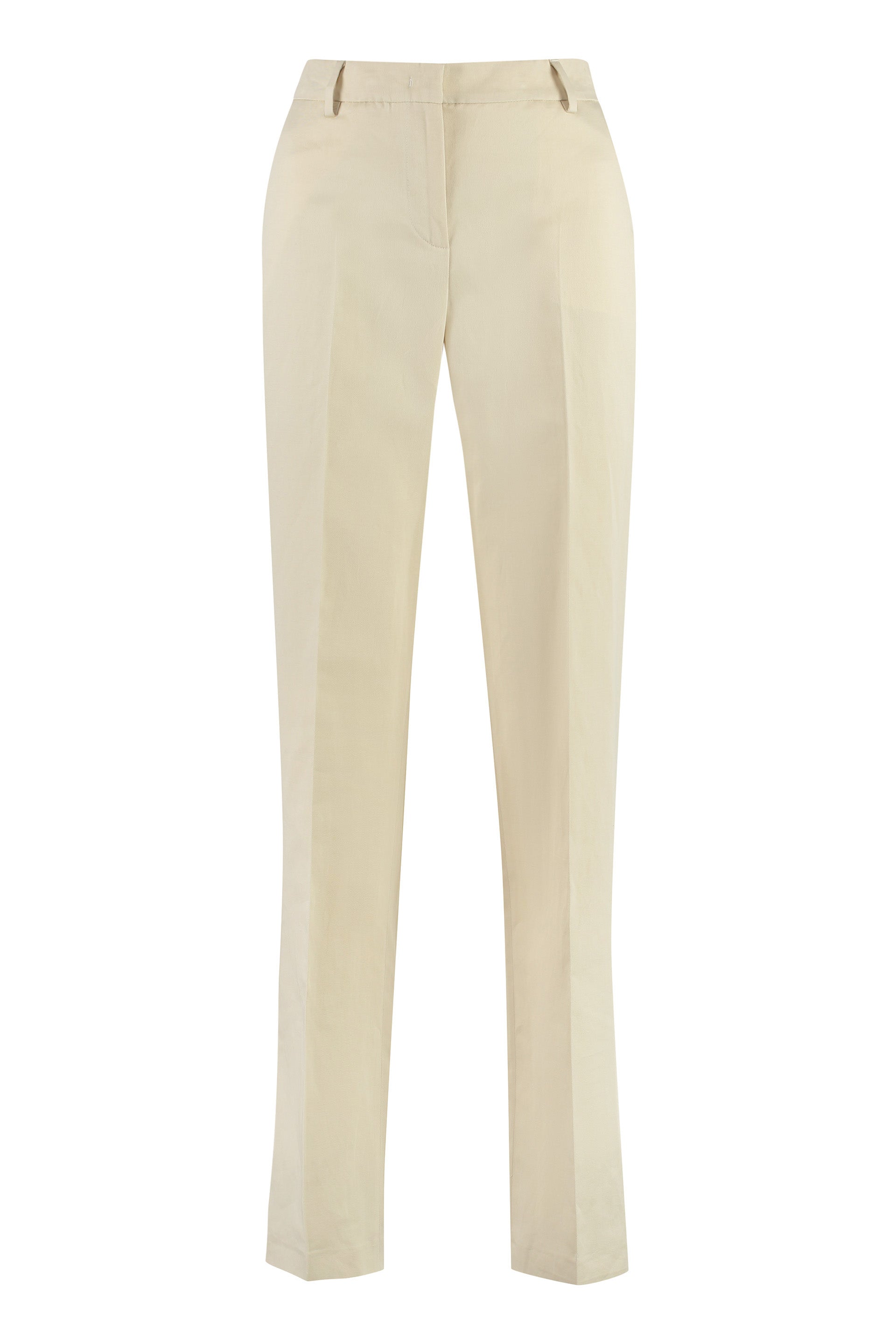 Cotton-Linen Trousers for Women - SS23