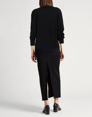 Woman Turtleneck Black Size 10 Merino Wool