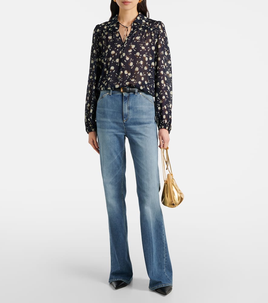 Floral Volumes blouse