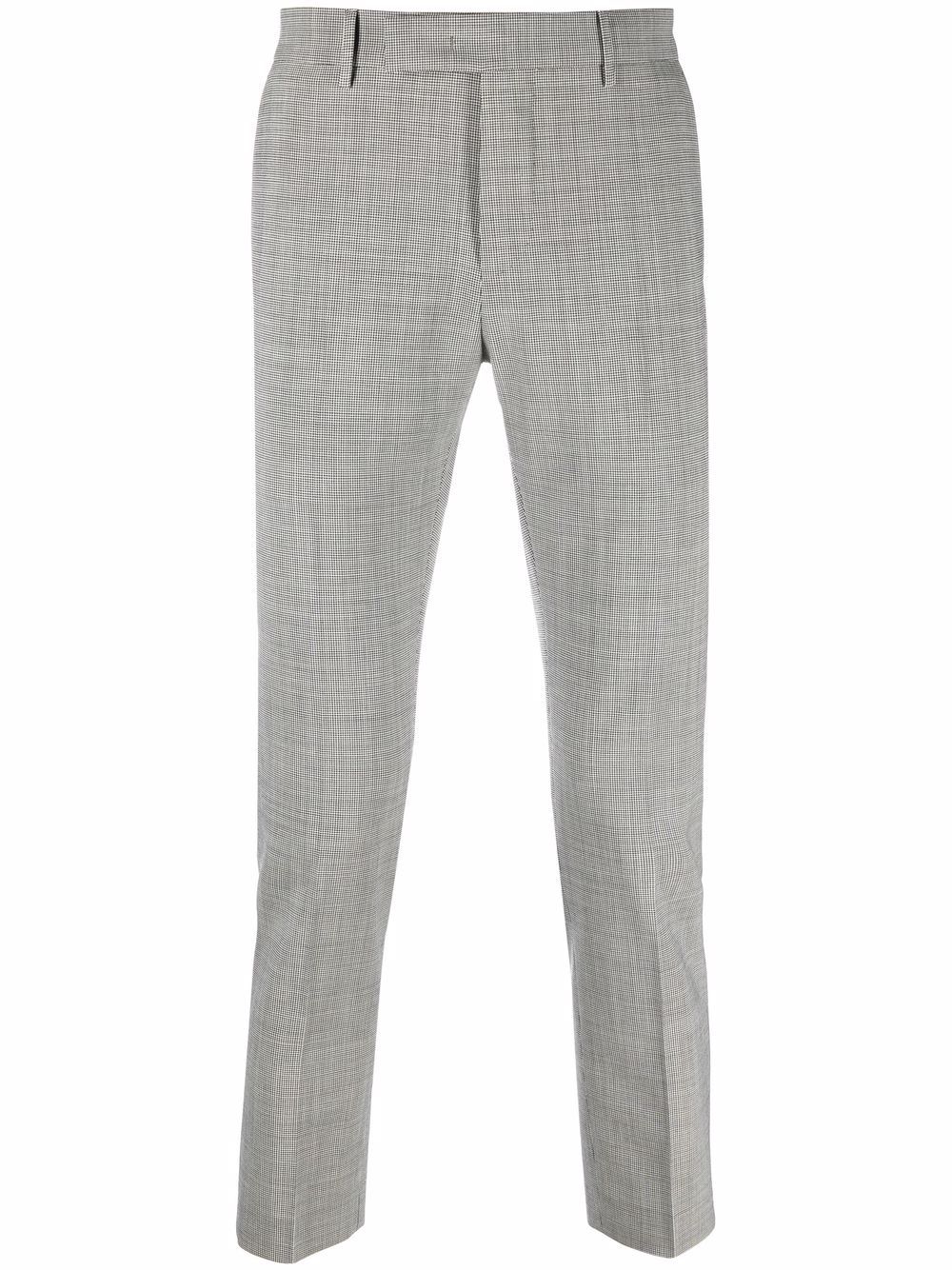Cropped tailored trousers - Black