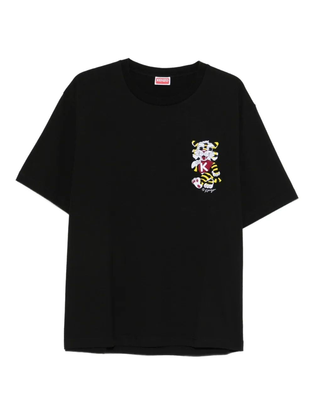 Wild Tiger Embroidered T-Shirt
