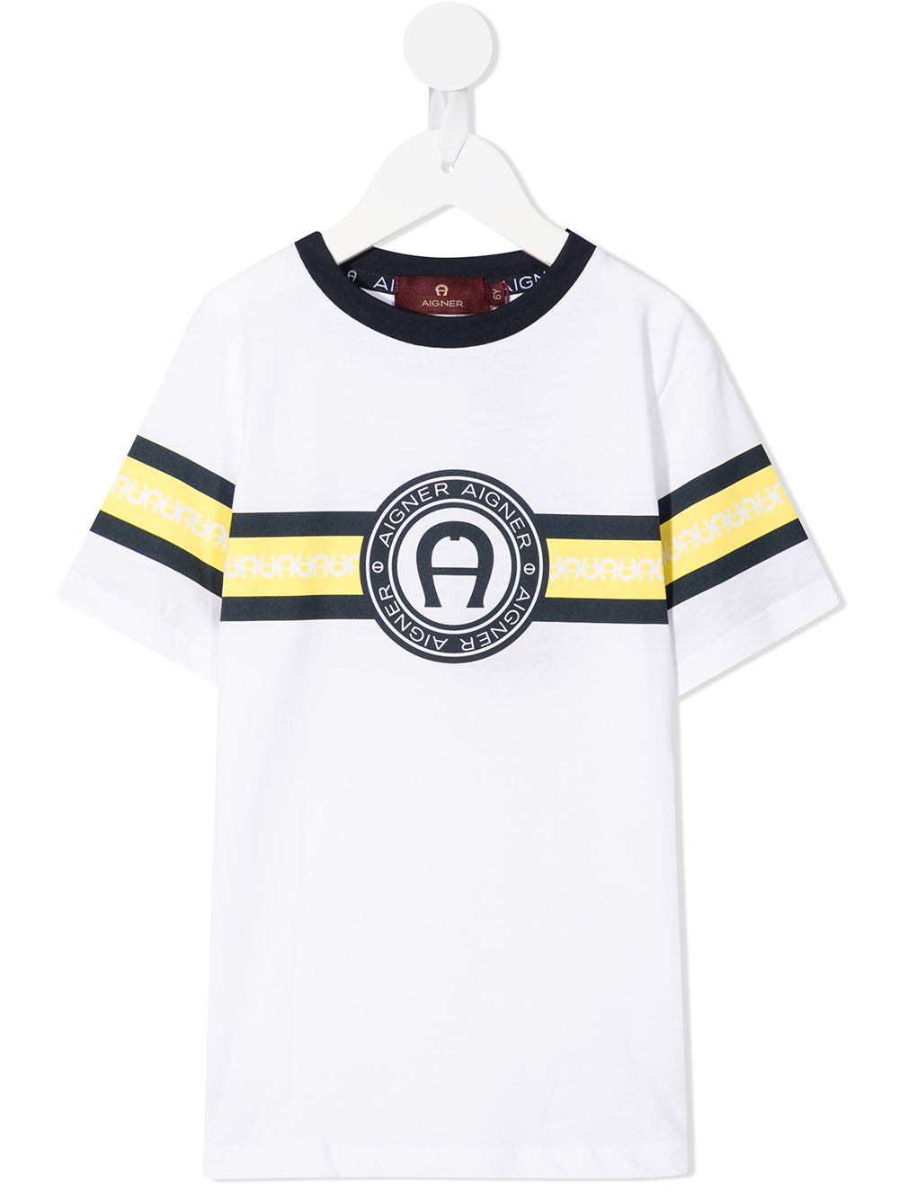 Logo-print short-sleeve T-shirt - White