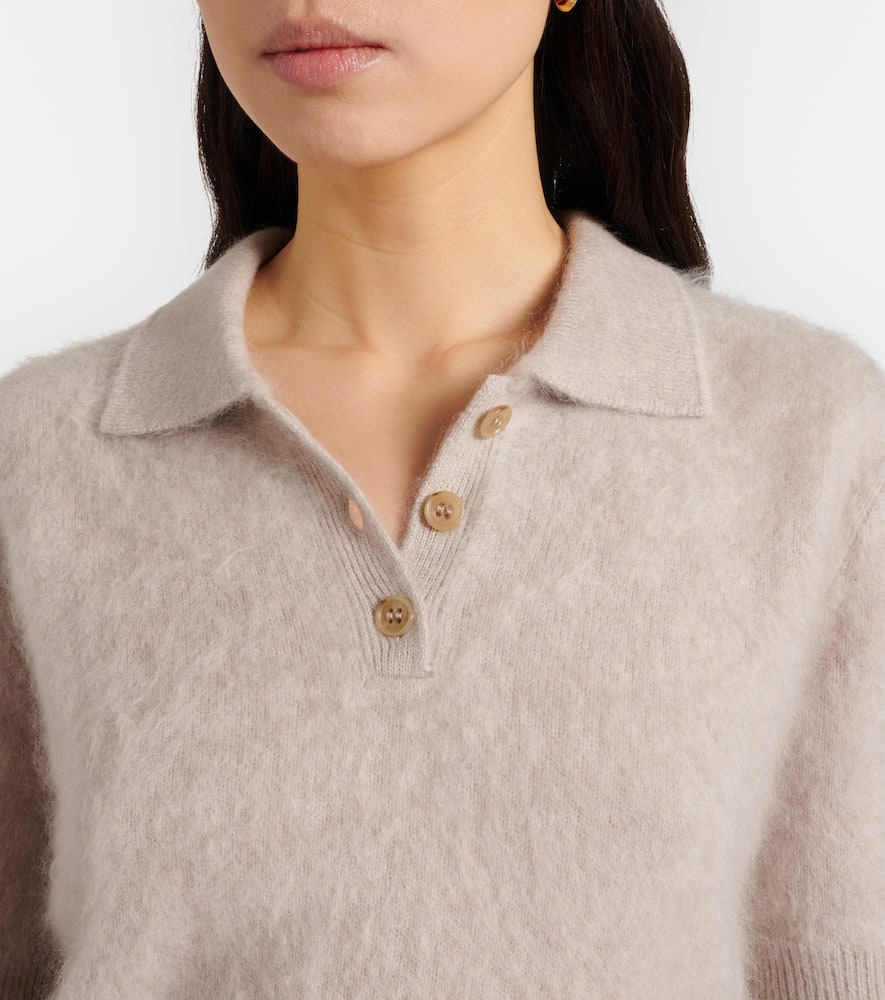 Carolyn cashmere polo sweater