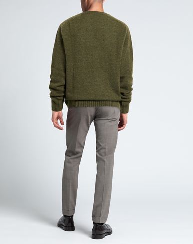 Man Sweater Military green Size 44 Alpaca wool, Merino Wool, Polyamide