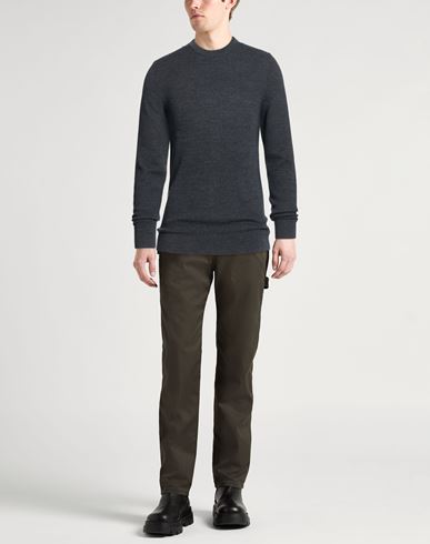 Man Sweater Charcoal Size S Merino Wool