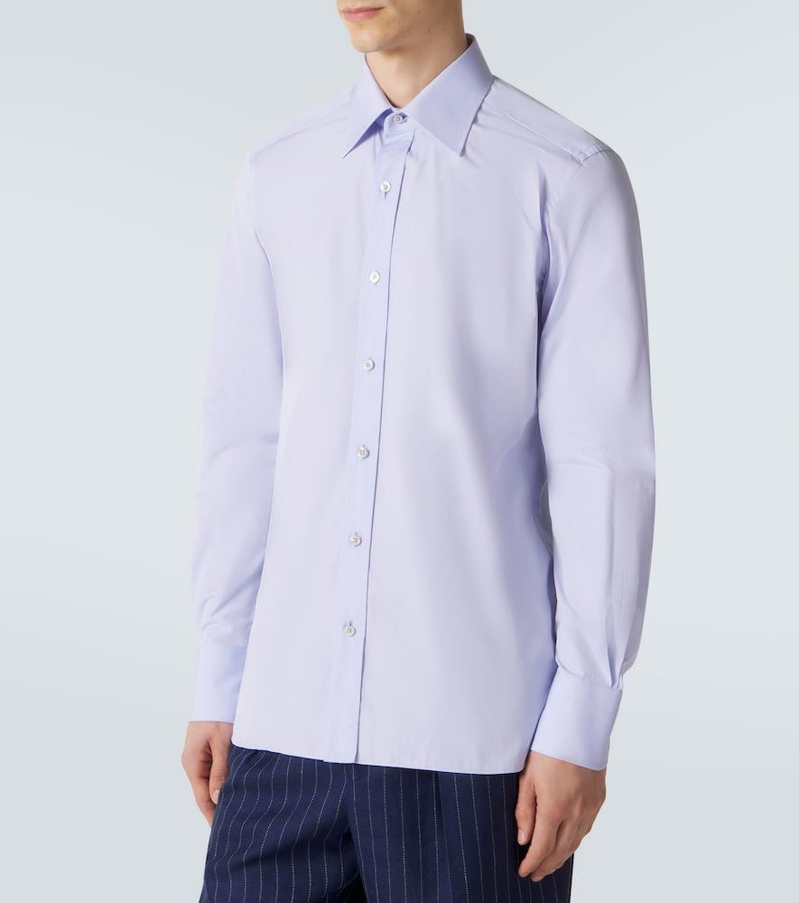 Cotton poplin shirt