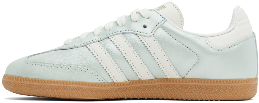 Adidas Originals Blue & White Samba OG Sneakers
